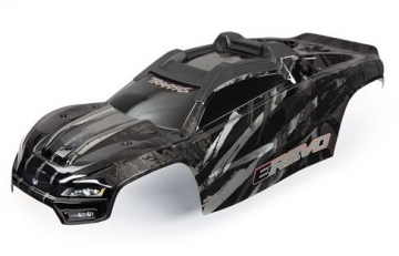 Traxxas Kaross E-Revo 2 Svart i gruppen RADIOSTYRD BIL / Tillbehr / Karosser & tillbehr hos Rynosx4 Hobbyshop AB (428611R)