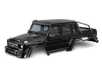 Traxxas Kaross Mercedes G 63 TRX-6 Svart i gruppen RADIOSTYRD BIL / Tillbehr / Karosser & tillbehr hos Rynosx4 Hobbyshop AB (428825R)