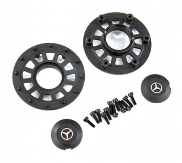 Traxxas Navkapslar / Beadlock Ringar (2+2) (Krver Hjulaxel #8255A) i gruppen Fabrikat / T / Traxxas / Reservdelar hos Rynosx4 Hobbyshop AB (428875)