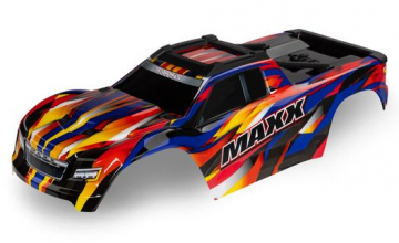 Traxxas Kaross Maxx (Lng Hjulbas) Gul i gruppen RADIOSTYRD BIL / Tillbehr / Karosser & tillbehr hos Rynosx4 Hobbyshop AB (428918P)