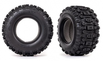 Traxxas Däck Sledgehammer (17mm MAXX) 2.8/3.6'' TSM (2) i gruppen RADIOSTYRD BIL / Tillbehör / Däck & fälg hos Rynosx4 Hobbyshop AB (428974)