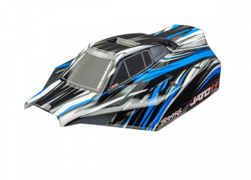Traxxas Kaross Jato 4x4 Blå i gruppen RADIOSTYRD BIL / Tillbehör / Karosser & tillbehör hos Rynosx4 Hobbyshop AB (429018-BLUE)