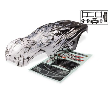 Kaross Rustler 4x4 ProGraphix Komplett i gruppen RYNOS / Ej publicerat hos Rynosx4 Hobbyshop AB (429077X)