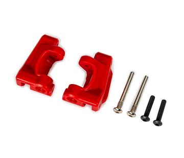 Traxxas Casterblock EHD Röd (Par) (för Uppgraderingskit #9180/9181) 2WD (ej Bandit) i gruppen RADIOSTYRD BIL / Reservdelar / Traxxas Delar hos Rynosx4 Hobbyshop AB (429136-RED)