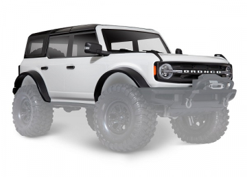 Traxxas Kaross Ford Bronco 2021 Vit Komplett i gruppen RADIOSTYRD BIL / Tillbehör / Karosser & tillbehör hos Rynosx4 Hobbyshop AB (429211L)