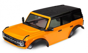 Traxxas Kaross Ford Bronco 2021 Orange Komplett i gruppen RADIOSTYRD BIL / Tillbehör / Karosser & tillbehör hos Rynosx4 Hobbyshop AB (429211X)