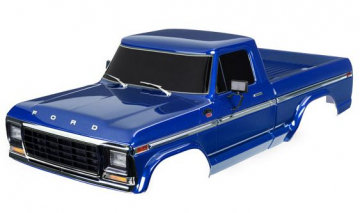 Traxxas Kaross Ford F-150 (1979) Komplett Bl i gruppen RADIOSTYRD BIL / Tillbehr / Karosser & tillbehr hos Rynosx4 Hobbyshop AB (429230-BLUE)