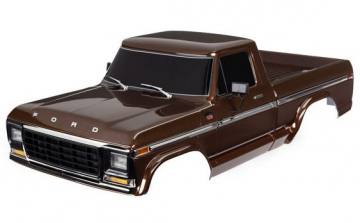 Traxxas Kaross Ford F-150 (1979) Komplett Brun i gruppen RADIOSTYRD BIL / Tillbehr / Karosser & tillbehr hos Rynosx4 Hobbyshop AB (429230-BRWN)