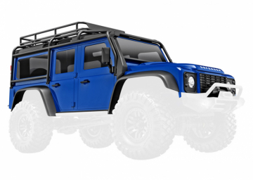 Traxxas Kaross TRX-4M Land Rover Defender Bl Komplett i gruppen RADIOSTYRD BIL / Reservdelar / Traxxas Delar hos Rynosx4 Hobbyshop AB (429712-BLUE)