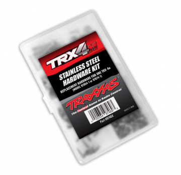 Traxxas Skruvsats Rostfritt Komplett (Sortimentslda) TRX-4M i gruppen Fabrikat / T / Traxxas / Skruv, Mutter & Brickor hos Rynosx4 Hobbyshop AB (429746X)