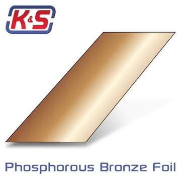 Bronzfolie  178x152x0.15mm (1) i gruppen Fabrikat / K / K&S / Skivor hos Rynosx4 Hobbyshop AB (5415053)