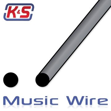 Pianotråd .078''(1.95x915mm) (3st x 5) i gruppen Fabrikat / K / K&S / Pianotråd hos Rynosx4 Hobbyshop AB (54505)