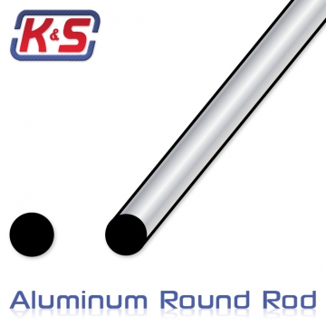 Aluminiumtråd Böjbar 2.4 & 3.2mm 305mm (4) i gruppen Fabrikat / K / K&S / Aluminium Tråd hos Rynosx4 Hobbyshop AB (545070)