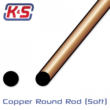 Koppartrd Bjbar 1/16'', 3/32'' 305mm (4) i gruppen Bygg & Verktyg / Byggmaterial / Metall hos Rynosx4 Hobbyshop AB (545071)