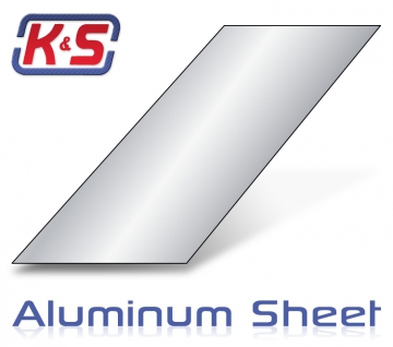 Aluminiumplt 1.6x150x305mm 6061-T6 (1) i gruppen Fabrikat / K / K&S / Skivor hos Rynosx4 Hobbyshop AB (5483070)