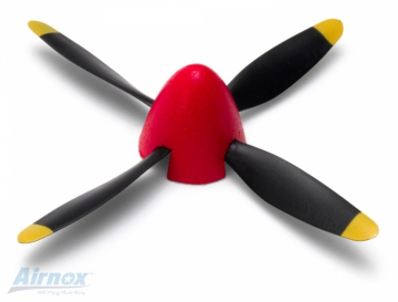 Airnox Propeller och Spinner till P-51D Must.(1) i gruppen RADIOSTYRDA FLYG / Tillbehr / Propeller & spinner / Propeller hos Rynosx4 Hobbyshop AB (AN10301)