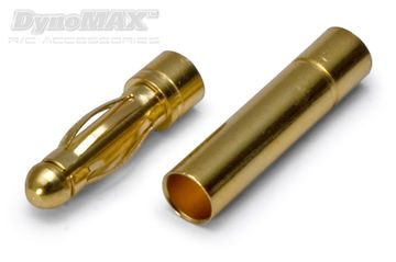 Kontakt Bullet Hane & Hona 3mm 10st i gruppen Elektronik / Batterier & laddare / Kablar & kontakter / Kontakter hos Rynosx4 Hobbyshop AB (B9557B)