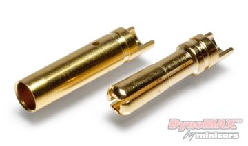 Kontakt Bullet 4mm 10par i gruppen Elektronik / Batterier & laddare / Kablar & kontakter hos Rynosx4 Hobbyshop AB (B9573B)