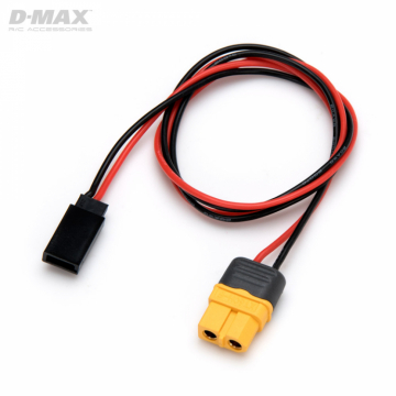 DynoMAX Laddkabel Futaba RX till XT60 i gruppen Elektronik / Batterier & laddare / Kablar & kontakter / Laddkablar hos Rynosx4 Hobbyshop AB (B9668)