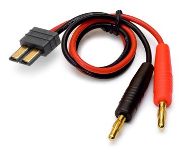 D-Max Laddkabel TRX med 4mm bananstift i gruppen Elektronik / Batterier & laddare / Kablar & kontakter / Laddkablar hos Rynosx4 Hobbyshop AB (B9702)