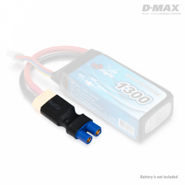 Kontakt Adapter XT60 (hane) - EC3 (hona) i gruppen Elektronik / Batterier & laddare / Kablar & kontakter / Adapterkablar hos Rynosx4 Hobbyshop AB (B9830)