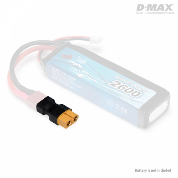 Kontakt Adapter T-Plug (hane) - XT60 (hona) i gruppen Elektronik / Batterier & laddare / Kablar & kontakter / Adapterkablar hos Rynosx4 Hobbyshop AB (B9840)