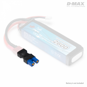 Kontakt Adapter T-Plug (hane) - EC3 (hona) i gruppen Elektronik / Batterier & laddare / Kablar & kontakter / Adapterkablar hos Rynosx4 Hobbyshop AB (B9841)