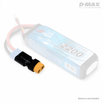 Kontakt Adapter EC3 (hane) - XT60 (hona) i gruppen Elektronik / Batterier & laddare / Kablar & kontakter / Adapterkablar hos Rynosx4 Hobbyshop AB (B9850)