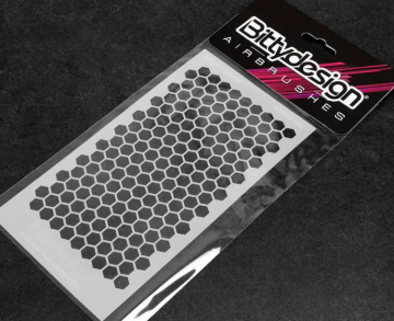Bittydesign Stencil Vinyl Bikupa V1 Stor i gruppen Bygg & Verktyg / Färg & penslar / Maskering hos Rynosx4 Hobbyshop AB (BDSTC-002L)
