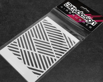 Bittydesign Stencil Vinyl Ipnotic V3 i gruppen Bygg & Verktyg / Färg & penslar / Maskering hos Rynosx4 Hobbyshop AB (BDSTC-007)