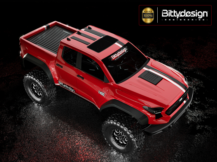 Bittydesign T-400 1/18 Kaross Traxxas TRX-4M (Omålad/Klippt) i gruppen RADIOSTYRD BIL / Tillbehör / Karosser & tillbehör hos Rynosx4 Hobbyshop AB (BDTRX-18T400)