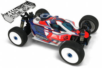 Bittydesign Kaross VISION 1/8 Buggy AE RC8B3.1/3.2 Klippt i gruppen RADIOSTYRD BIL / Tillbehr / Karosser & tillbehr hos Rynosx4 Hobbyshop AB (BDVIS-AERC8B31)