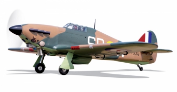 Hawker Hurricane 2210mm 50-55cc Bensin ARTF i gruppen Fabrikat / B / Black Horse / Modeller hos Rynosx4 Hobbyshop AB (BH108)