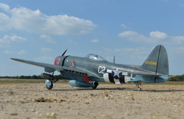 Black Horse P-47 Thunderbolt 50-60cc Bensin ARTF i gruppen RADIOSTYRDA FLYG / Radiostyrda Flygplan  / Flygplan (frbrnningsmotor) hos Rynosx4 Hobbyshop AB (BH117)