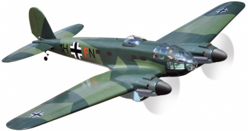 He111 1750mm EP/GP ARTF i gruppen Fabrikat / B / Black Horse / Modeller hos Rynosx4 Hobbyshop AB (BH143)