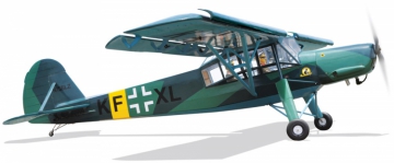 Fieseler Fi156C Storch Grn 2850mm 35cc Bensin ARTF i gruppen RADIOSTYRDA FLYG / Radiostyrda Flygplan  / Flygplan (frbrnningsmotor) hos Rynosx4 Hobbyshop AB (BH99-PVC)