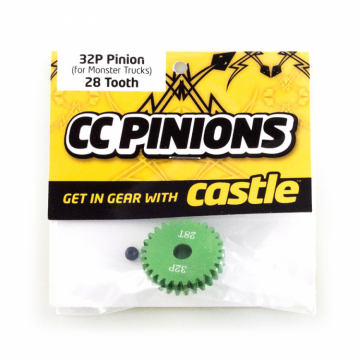 CC Pinion 28T - 32 Pitch i gruppen Fabrikat / C / Castle Creations / Motordrev hos Rynosx4 Hobbyshop AB (CC010-0065-06)