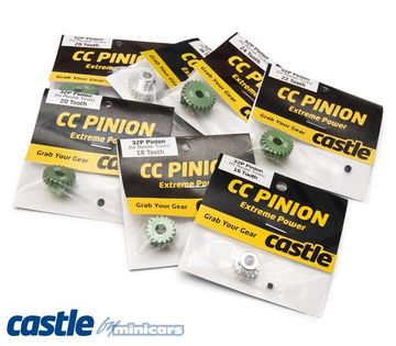 CC PINION 32 Pitch Set i gruppen Fabrikat / C / Castle Creations / Motordrev hos Rynosx4 Hobbyshop AB (CC010-0065-15)