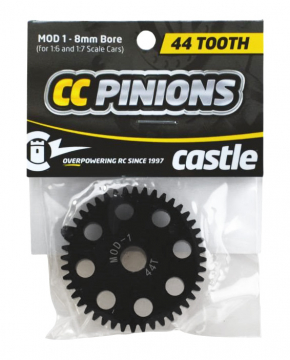CASTLE Pinion 44T - Mod 1 - 8mm hl i gruppen RADIOSTYRD BIL / Tillbehr / Motordrev hos Rynosx4 Hobbyshop AB (CC010-0065-37)
