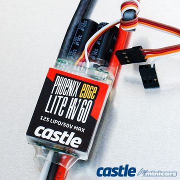 PHOENIX EDGE LITE HV 60 - 50V 60A ESC i gruppen RADIOSTYRDA FLYG / Tillbehr / Fartreglage / Reglage (Fartreglage Flyg) hos Rynosx4 Hobbyshop AB (CC010-0117-00)