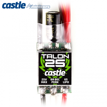 TALON 25 - 2S-6S 25A 5A-BEC ESC i gruppen RADIOSTYRDA FLYG / Tillbehr / Fartreglage / Reglage (Fartreglage Flyg) hos Rynosx4 Hobbyshop AB (CC010-0128-00)