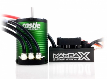 MAMBA X Sensor ESC 25,2V WP och 1406-4600KV Combo i gruppen Fabrikat / C / Castle Creations / ESC & Combo Bil 1/10 hos Rynosx4 Hobbyshop AB (CC010-0155-01)