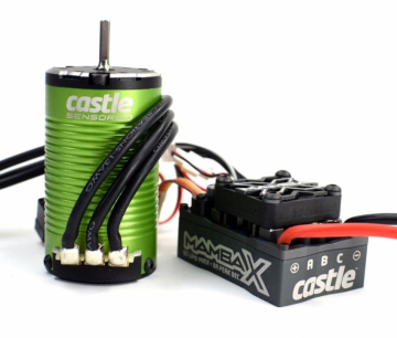 Castle MAMBA-X SCT Sensor WP ESC & 1412-3200KV Combo 2-4S i gruppen RADIOSTYRD BIL / Tillbehr / Elmotorer / Motorer (el bil) hos Rynosx4 Hobbyshop AB (CC010-0155-12)