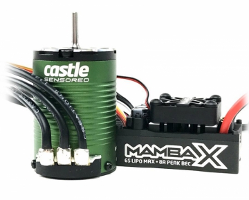 Mamba X SCT ESC Combo med 1410-3800KV Sensormotor i gruppen Fabrikat / C / Castle Creations / ESC & Combo Bil 1/10 hos Rynosx4 Hobbyshop AB (CC010-0161-00)