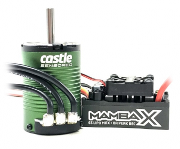 Mamba X SCT ESC Combo med 1410-3800KV 5mm Sensor i gruppen Fabrikat / C / Castle Creations / ESC & Combo Bil 1/10 hos Rynosx4 Hobbyshop AB (CC010-0161-01)