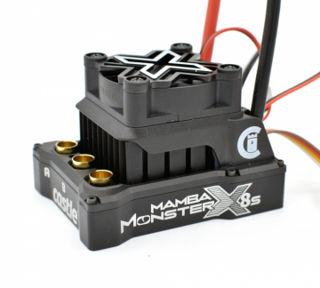 Castle MAMBA MONSTER X 8S - 33,6V Fartreglage i gruppen Elektronik / Fartreglage / Fartreglage bil hos Rynosx4 Hobbyshop AB (CC010-0165-00)