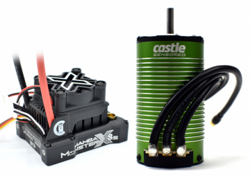 Castle MAMBA MONSTER X 8S, 1717-1260KV Sensormotor Combo i gruppen Elektronik / Elmotorer / Kompletta motorsystem hos Rynosx4 Hobbyshop AB (CC010-0165-03)