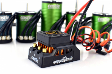 CASTLE COPPERHEAD 10 ESC, 1406-4600KV Sensor Combo i gruppen Elektronik / Elmotorer / Kompletta motorsystem hos Rynosx4 Hobbyshop AB (CC010-0166-01)