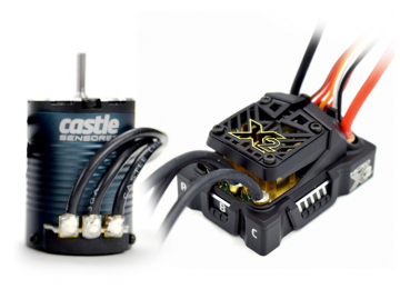 Castle Mamba Micro X2, 1406-1900KV Combo i gruppen Elektronik / Elmotorer / Kompletta motorsystem hos Rynosx4 Hobbyshop AB (CC010-0171-01)