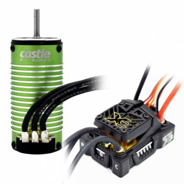 Castle Mamba Micro X2 Combo med 1010-4400KV Motor i gruppen Elektronik / Elmotorer / Kompletta motorsystem hos Rynosx4 Hobbyshop AB (CC010-0171-04)